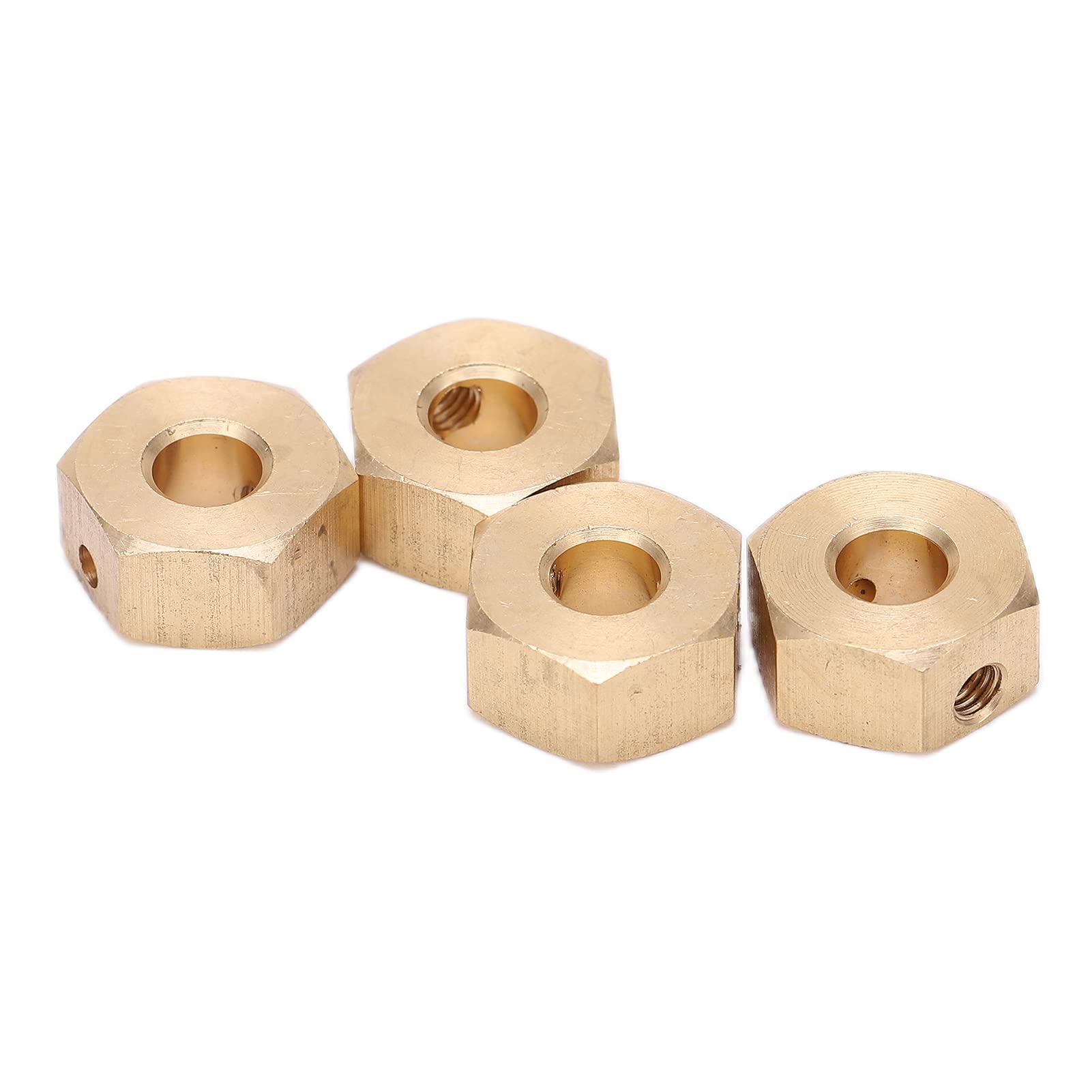 RC Wheel Hex Adapters 12mm Brass Wheel Hex Hub RC Car Hex Drive Adapter RC Spare Extension Parts(10mm) Rc Car Model Accessory