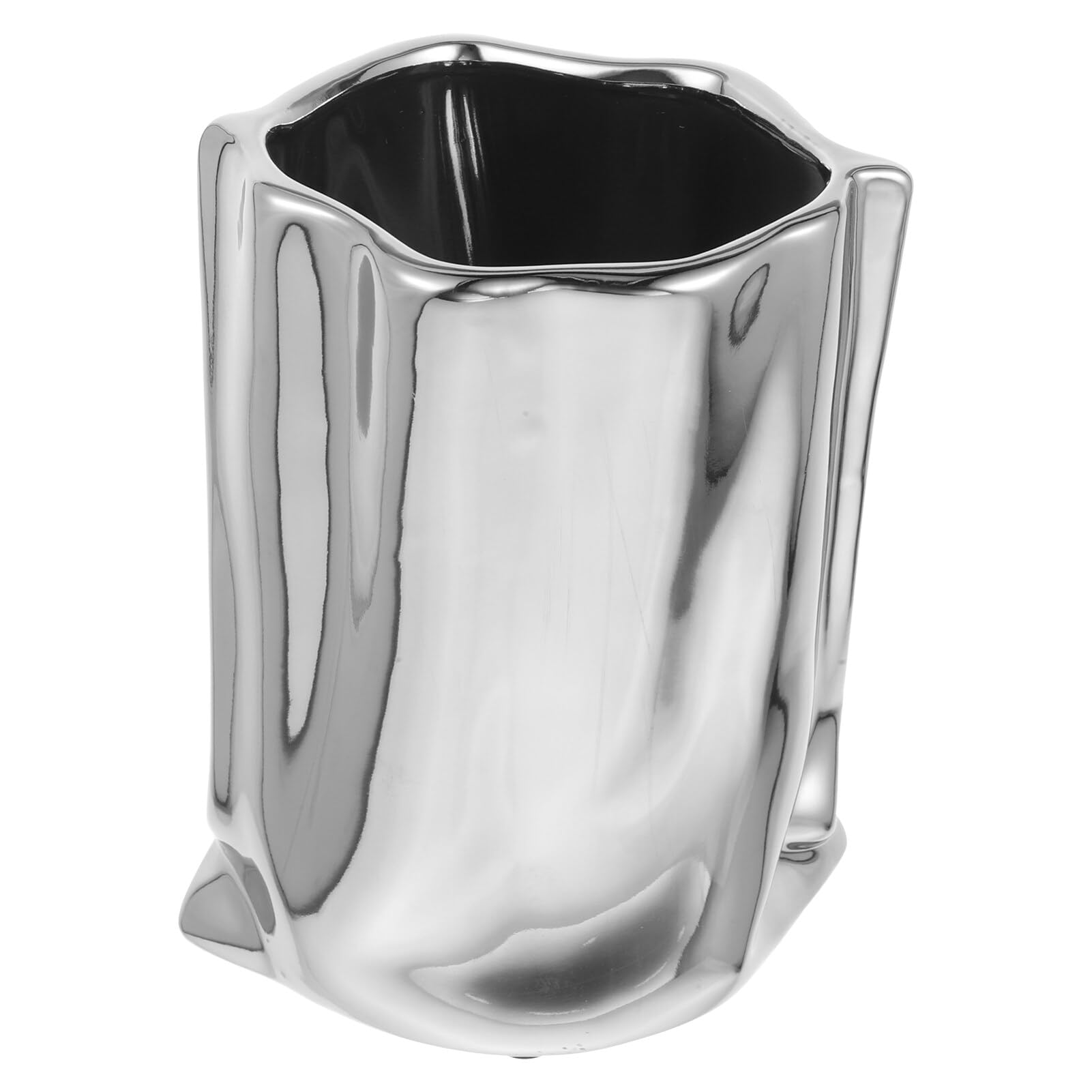 HOMSFOU Decor Arranging Vase Ceramic Vase Floral Arrangement Container Simple Ceramic Dried Desktop Arrangement Container Office Small Ceramics