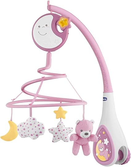 Chicco Next2dreams Mobile Pour Lit Bebe Avec Lumieres Et Musique 3 En 1 Compatible Avec Le