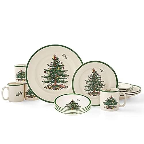 Spode Christmas Tree 16-Piece Dinnerware Set (Service for - Main Image