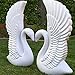 Adorox Decorative Plastic Wedding Event Column Adjustable Height and Holds Flower Plate (2 Pcs. Swans (Swans Only))
