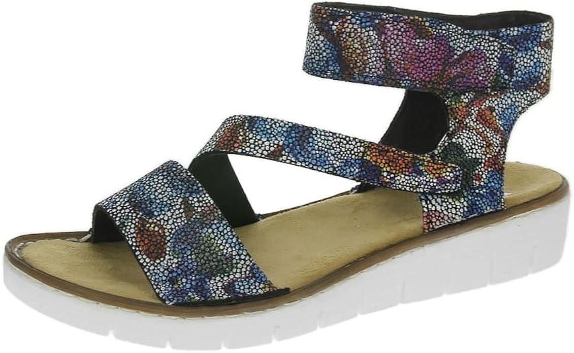rieker multi coloured sandals