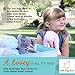 Little Sleepy Head Baby Lovey, Small Security Blanket (Elephant)
