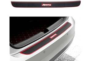 ASUBHA Car Rear Bumper Protector Guard, Bumper Guards for Cars, Auto Anti-Scratch Collosion Rubber Trunk Door Entry Guards, Car Accessories Non-Slip Vehicle Bumper Protection Strip for Cars, SUVs, Trucks