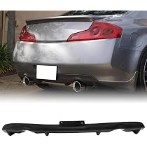 Black Plastic Diffuser For 03-07 Infiniti G35 Coupe JDM NS Style Rear ...