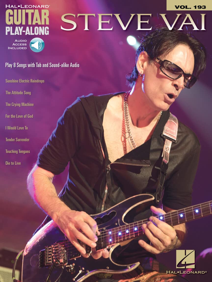 Steve Vai Guitar Play-Along Volume 193: 8 Songs