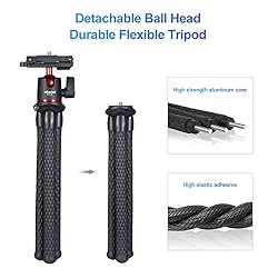 ULANZI Camera Tripod, Mini Flexible Stand w Hidden