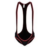 Men's Athletic Supporters Sheer Jockstrap Leotard