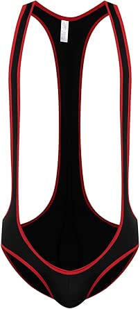 YUFEIDA Bodybuilding Singlet Uomo – Maglietta Intima Attiva Con Mutanda, Tutto In Uno