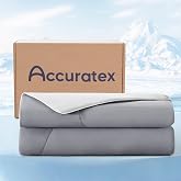 ACCURATEX Cooling Comforter King Size, Cool Blanket for Hot Sleepers,104x90 | Arc-Chill Q-Max >0.45 cooling comforter wicks moisture for night sweats. Silky soft, breathable summer blanket for AC sleep.