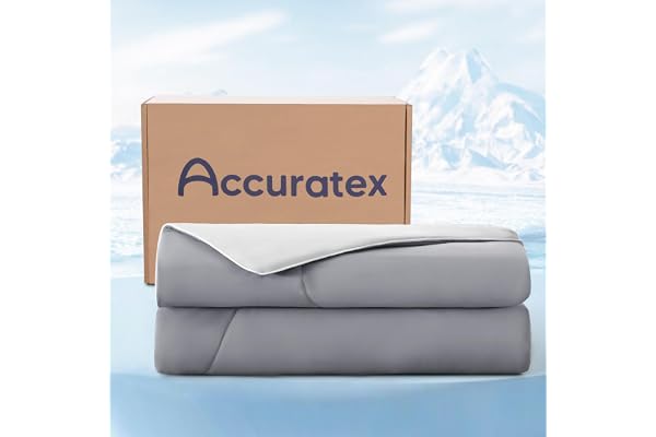 ACCURATEX Cooling Comforter Queen Size, Cool Blanket for Hot Sleepers | Arc-Chill Q-Max >0.45 cooling comforter wicks moistur