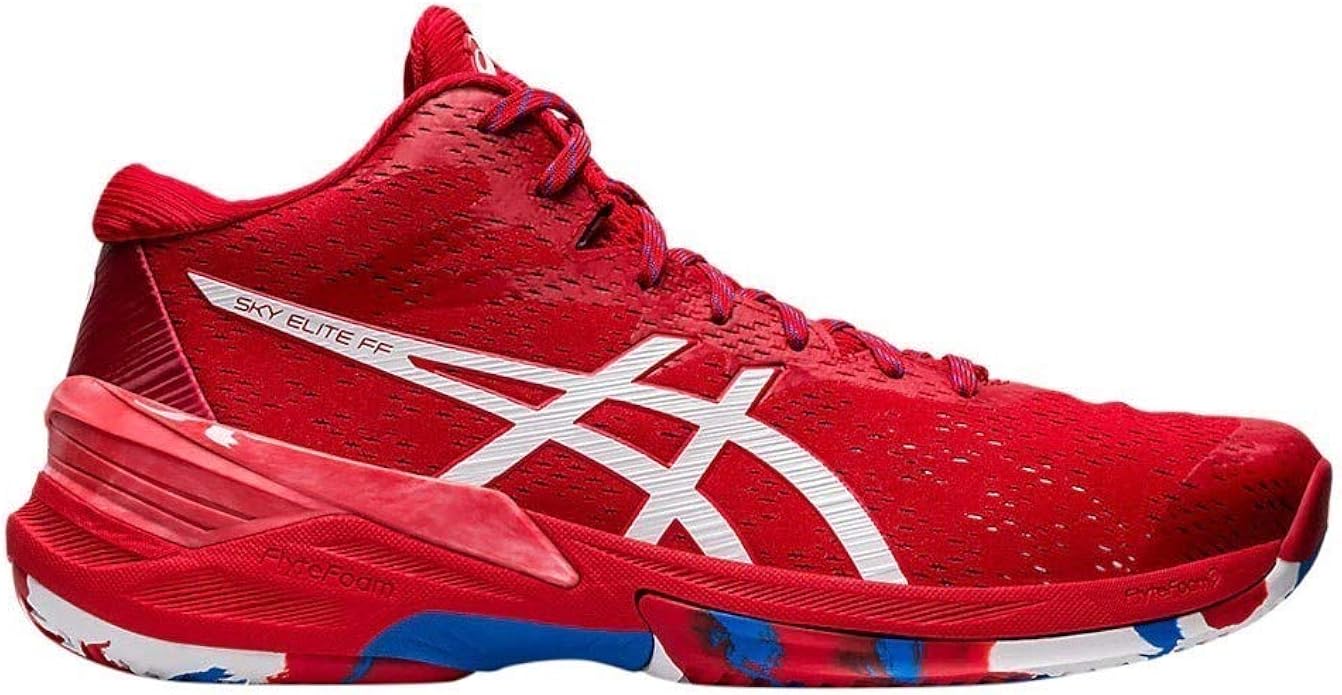 asics all red
