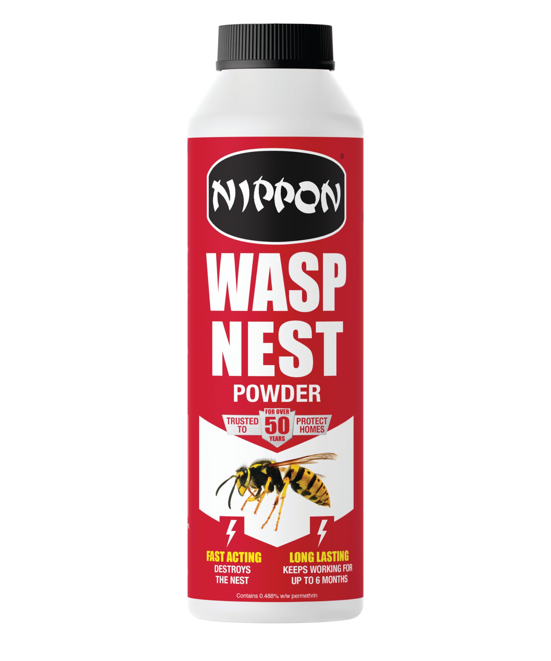 Nippon Wasp Nest Powder, Rapid and Effective Control of Wasp Nests, Suitable for Indoor and Outdoor Use- 300G