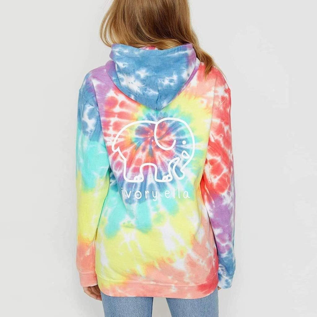 ivory ella tie dye hoodie amazon