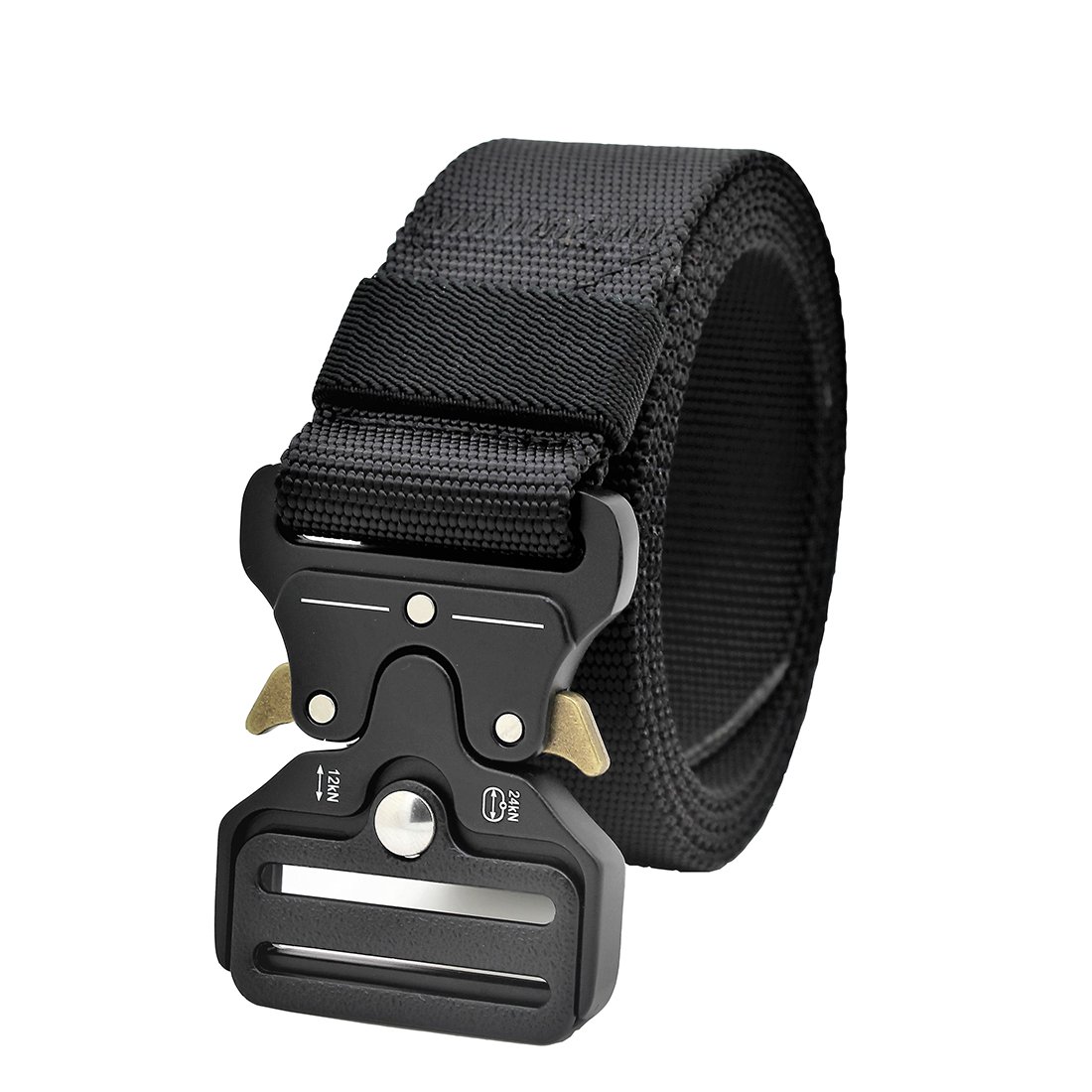 GRULLIN Tactical MOLLE Nylon Belt,Military Style Riggers Web Waist Belt