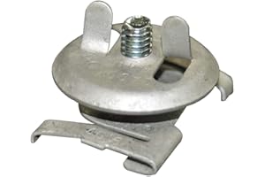 Erico 4G16 Caddy Armour Spring Steel T Bar To Electrical Fixture Twist Clip With Wing Nut 15/16 Inch T-Grid