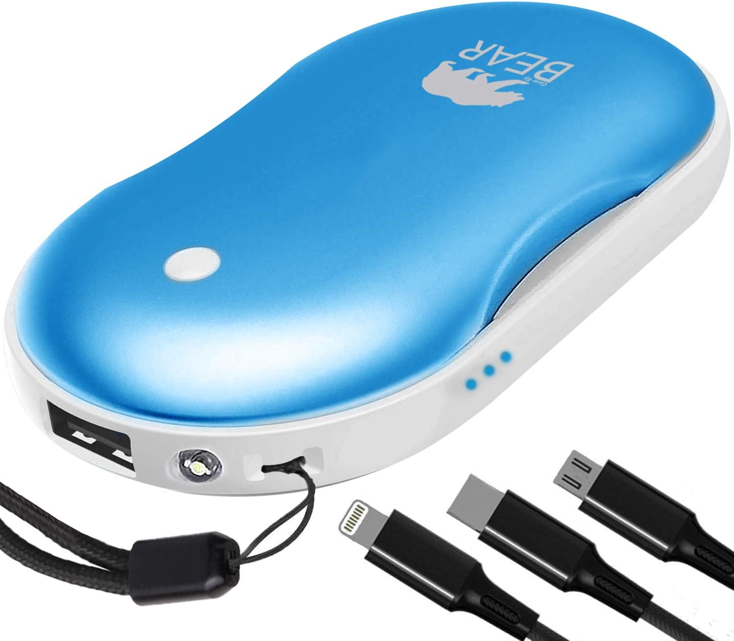 Handwarmer Power Bank | Rechargeable Battery Pack | Portable Phone Charger | Reliable USB Powerbank | Instant Pocket Hand Warmers | Reusable Electronic Powerbank | Rechargable Gadget | 5200mAh