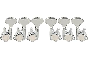 Music Lovers Guitar Tuning Pegs 3R3L 18:1 Ratio Full Sealed Locking Machine Heads Tuners Tuning Pegs Keys For Acoustic Electr