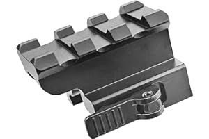 Lion Gears BridgeMount® Tactical Picatinny .5", .75" and 1" Risers, 1.45" Long with 3 Slots, Robust and Light-Weighted Design with Steel-to-Steel Connection