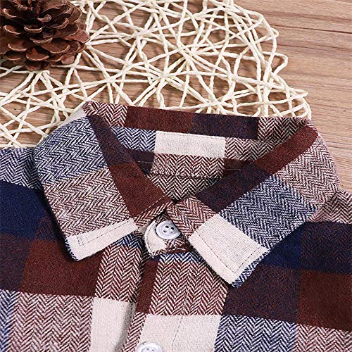 2 Toddlers+Clothes+Flannel+Formal+Button