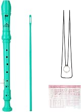 EastRock Soprano Recorder German Fingering Beginners ABS Green view 2