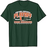 Miami Hurricanes College Football Playoff CFP 2025-26 Green T-Shirt