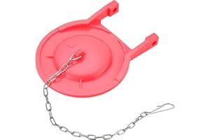 PUREHAVEN 3 Inch Toilet Stopper Kit for TOTO Flapper Model G-Max, THU138S, THU175S and THU331S with 2 Toilet Handle Chains,Toilet Flapper Replacement Fits for 3 Inch Toilet Flush Valve