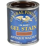 General Finishes Oil Base Gel Stain, 1 Quart, Antique Walnut