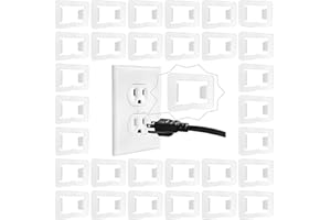COLORATO 30 Pack Loose Outlet Plug Fix, Secure Plug Lock for Loose Wall Sockets, Fire-Safe Adhesive Insert | Universal 110V Receptacle Stabilizer | Travel-Sized Electrical Safety Solution