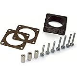 Rugged Ridge 17755.01 Throttle Body Spacer; 91-06 Jeep Wrangler/Cherokee XJ/YJ/TJ , Black