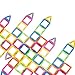 Newisland Magnetic Building Blocks, 36 Pieces Set Kids Magnet Construction Toys Rainbow Color for Creativity Educational,with Container Bag
