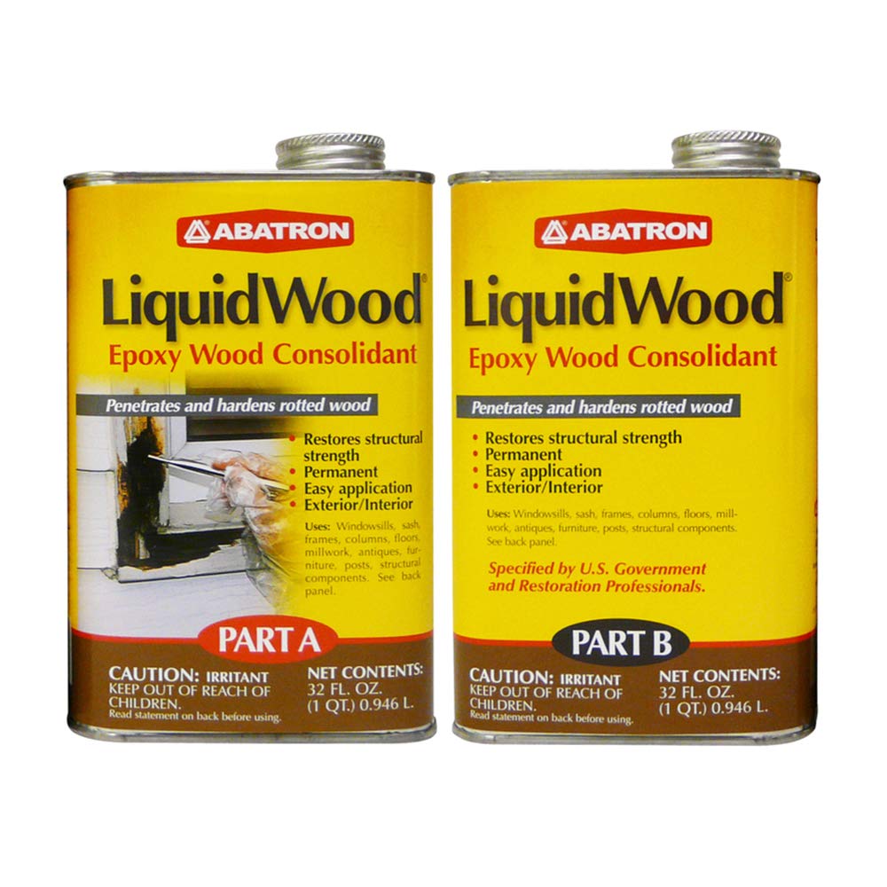 Abatron LW2QKR Wood-glues, Clear, 2 Quart Kit