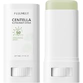 Sunscreen Stick with Centella, Sunscreen Stick SPF50+ PA++++, Soothing, Moisturizing, No White Cast, Matte Sun Stick Broad Spectrum Sunblock Stick for Face &amp; Body, 0.71 OZ
