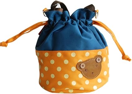 Amazon クマ オレンジ Blanchoアップリケキッズファブリックアートバケットバッグ お弁当ランチボックス 買い物バッグ 19 81cm 14 48cm 16 00cm 子ども用バッグ ベビー マタニティ 通販