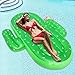 ThinkMax Inflatable Pool Float Raft for Adults and Kids, Giant 73 Inch Cactus Pool Lounge Toy for Summer Swim Party with Bonus 3 Drink Holders