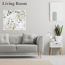 Cuitxrac Boho Green Floral Blossom 2 Gang Wall