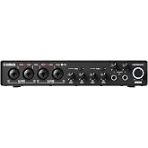 Yamaha 6-in/4-out USB-C Audio/MIDI Interface with 32-bit/192kHz Support, 4 combo and 2 Line Inputs, DSP-Powered Mixing/Effects, Steinberg Software Suite, Black URX44C