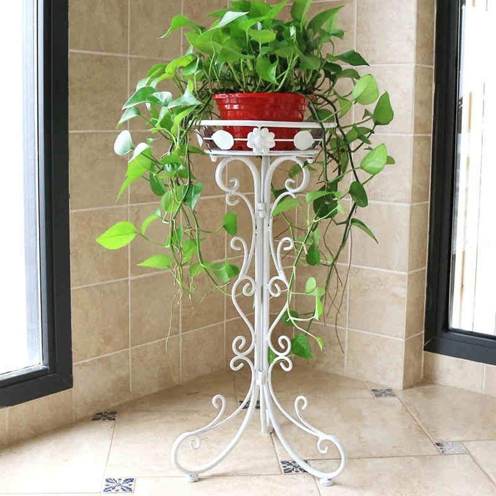 ASDFNF Flor Plataforma Forjado Soporte De Hierro Solo Piso Flor ...