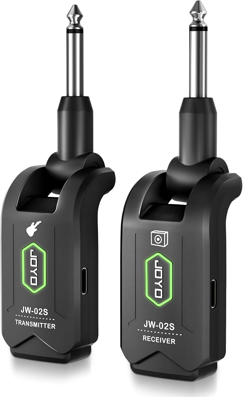 JOYO 5.8GHz Wireless Guitar System JW-02S 4 Channels 6h Battery 20m