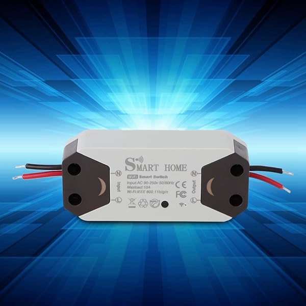 Telituny WiFi Smart Switch WiFi Circuit   WiFi Leistungsschalter Smart Control mit Fernbedienung und Schnellanschluss fr Alexa Home AC 90 250V