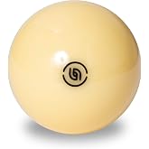 Aramith Tournament Pool Cue Ball 2 1/4" with Black Logo