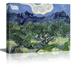 Olive Trees by Vincent Van Gogh Oil Painting Reproduction