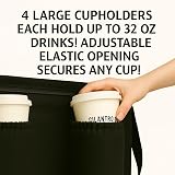 musbus Large Insulated Folding Cooler Bag Black 23 x 14 x 15 in view 3