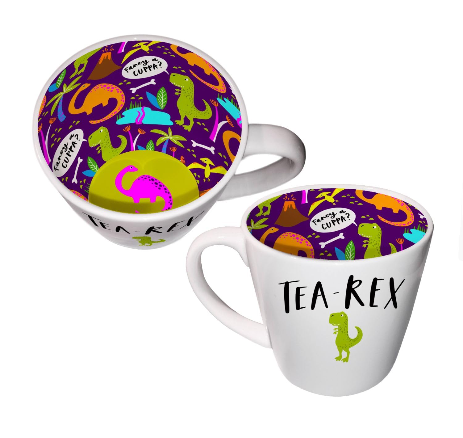 WPL Gifts Tea Rex Coffee Tea Mug Inside Out 250ml