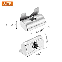 uxcell 10Pcs M5 T Nut Roll in Spring, T Nut with
