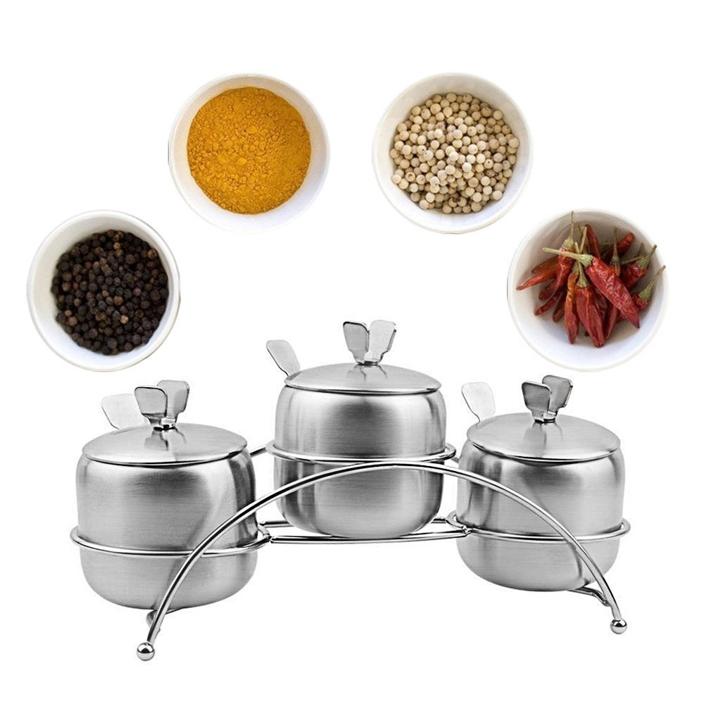 Barware Serveware,Brushed KINBEDY Home and Kitchen Set