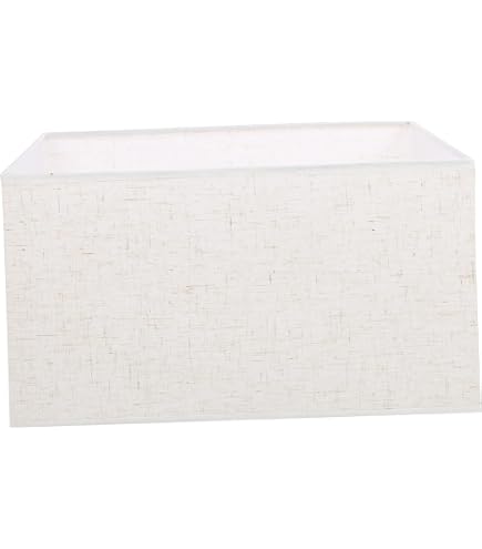 Abat-jour Carré En Tissu Gadpiparty - 25x25x20 Cm - Gris, Pour Lampe De Table Ou Lampadaire - Installation Facile