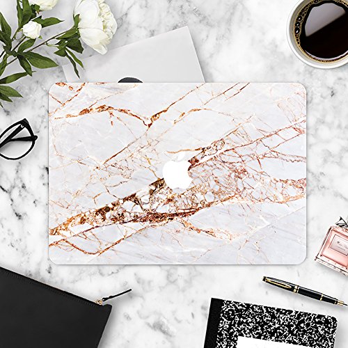 Digi-Tatoo 4-in-1 MacBook Skin Decal Sticker Compatible with Apple MacBook Pro 13 Inch w/Touch Bar (Model A1706/A1989), Full Body Protective, Removable and Anti-Scratch, Golden Rift