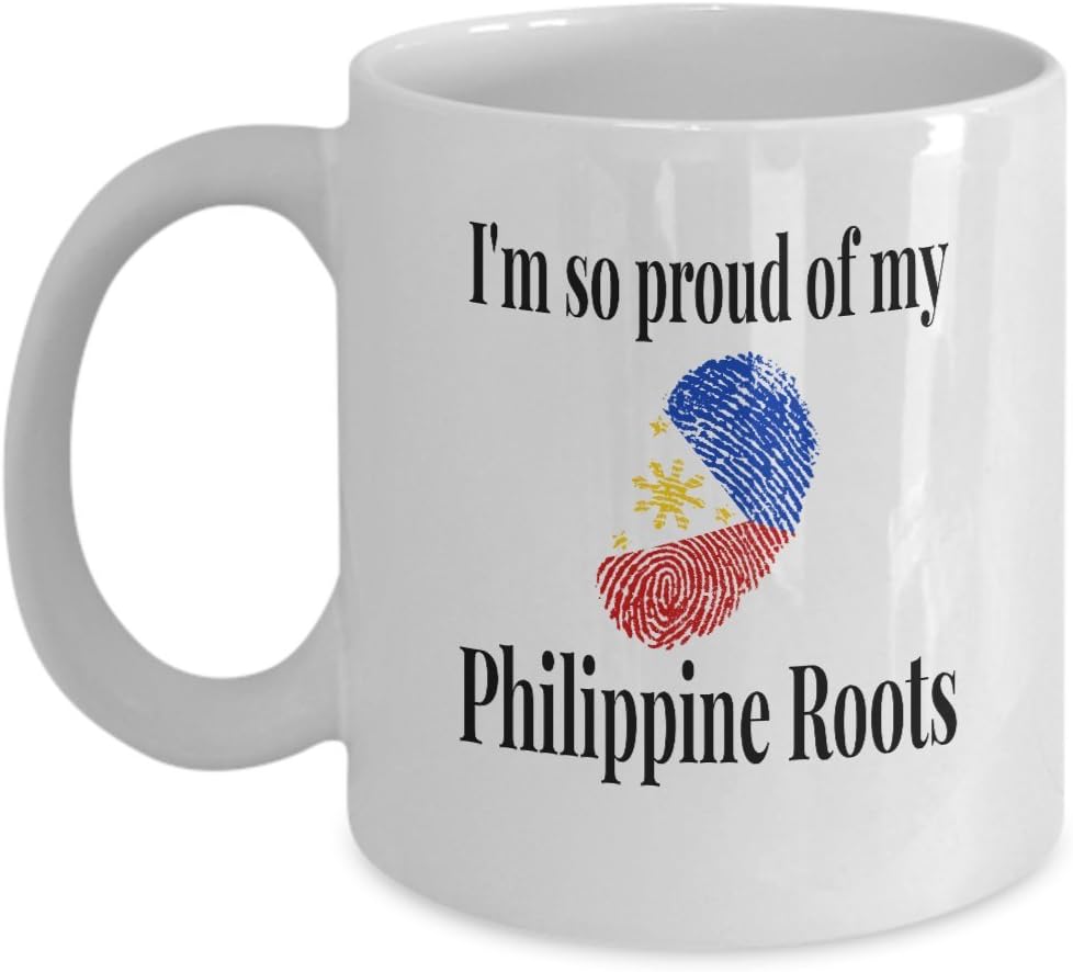 Philippine flag DNA coffee mug cup I'm So Proud of my