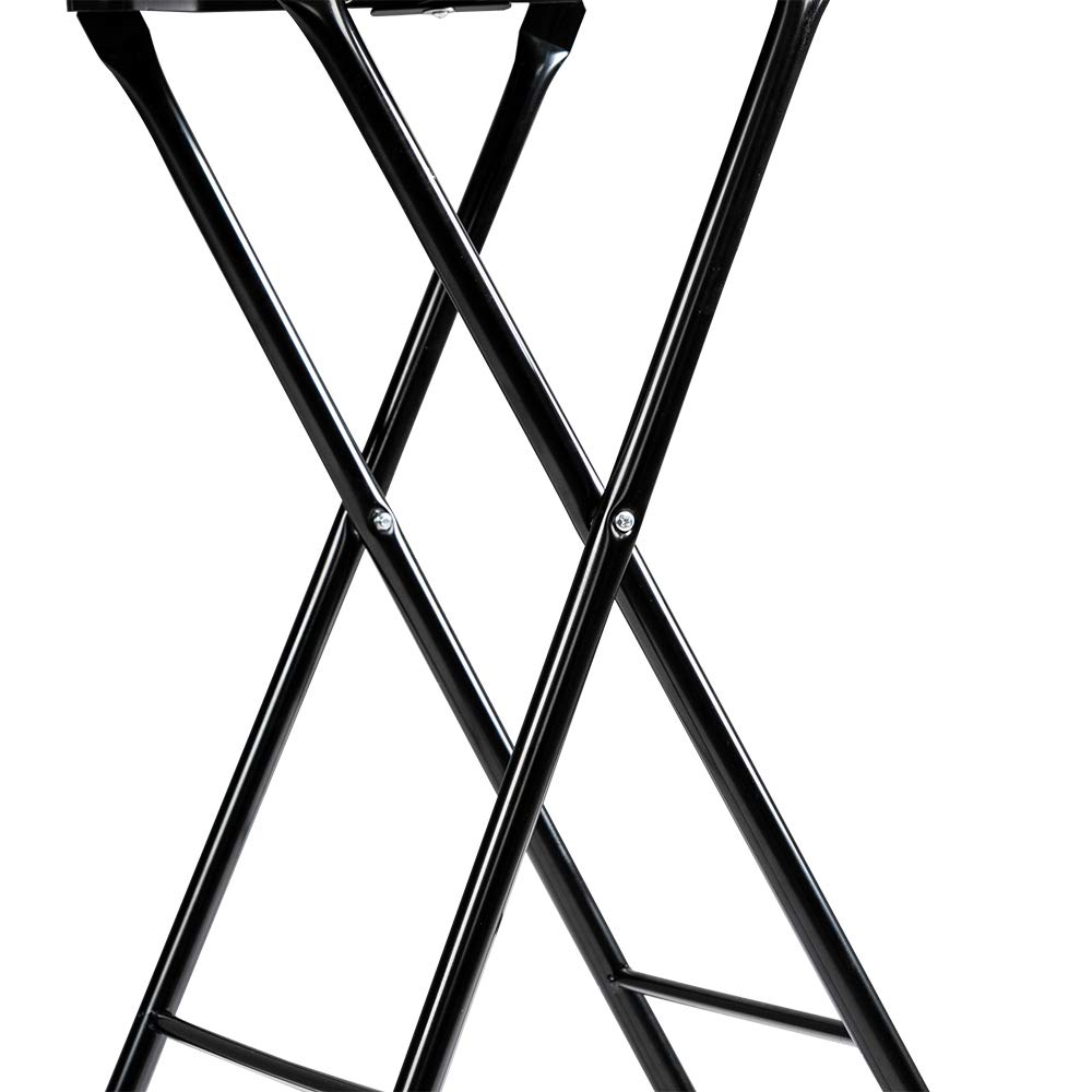 OmySalon Salon Tray on Wheels Folding Color Trays for Salon, Aluminum Tattoo Tray Rolling Trolley Cart Mobile Hair Cart for Stylist Hairdresser, Beauty Spa Service Storage Station